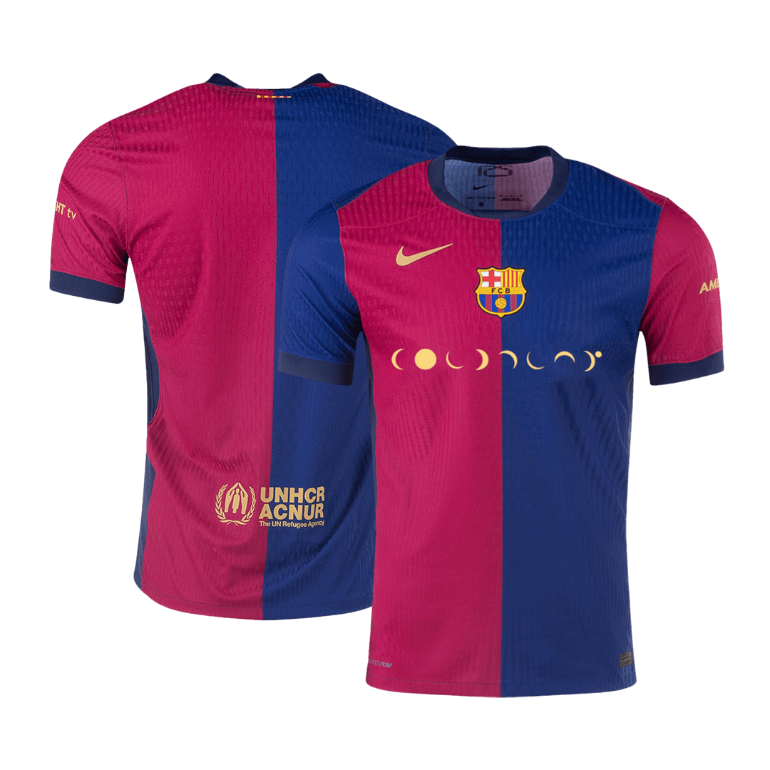 Player Version Barcelona Home Soccer Jersey 2024/25 - COLDPLAY footmaillots.fr