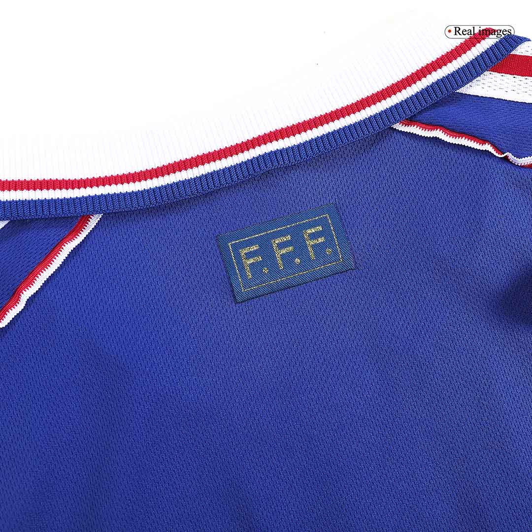 Retro HENRY #12 1998 France Home Soccer Jersey footmaillots.fr