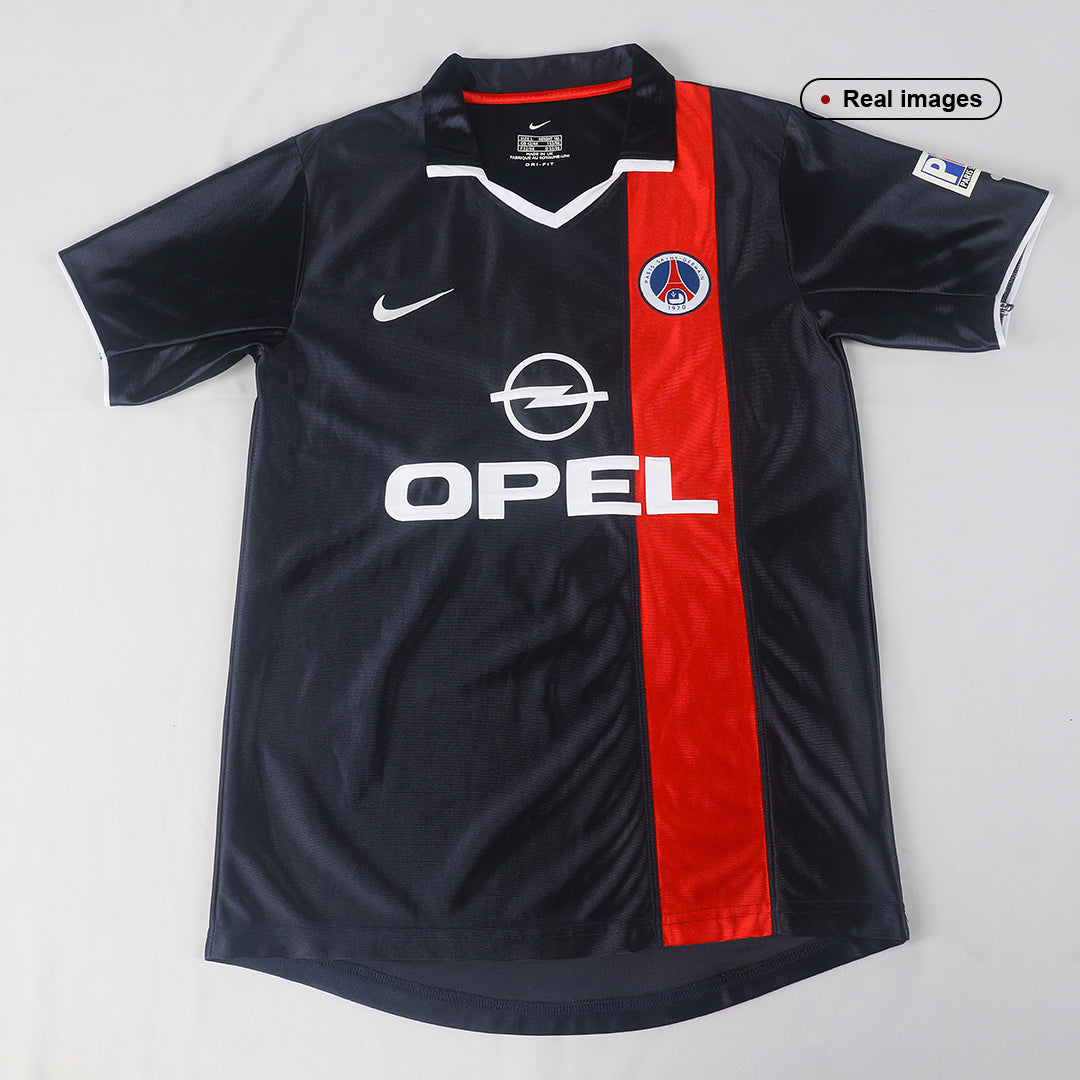 Retro 2001/02 PSG Home Soccer Jersey footmaillots.fr
