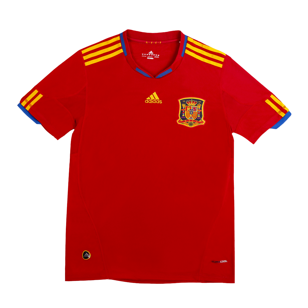 Retro 2010 Spain Home Soccer Jersey footmaillots.fr