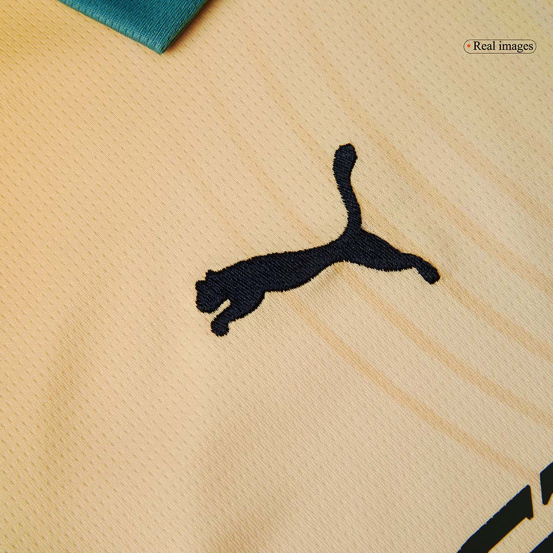 Kid's Manchester City Fourth Away Soccer Jersey Kit(Jersey+Shorts) 2024/25- Definitely City (UCL) footmaillots.fr