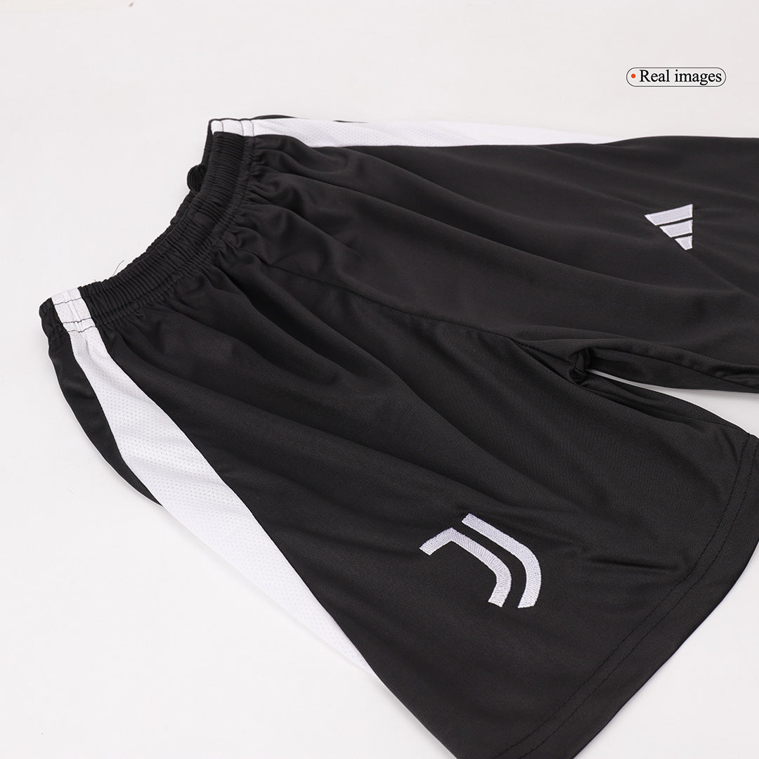 Kid's Juventus Home Soccer Jersey Kit(Jersey+Shorts+Socks) 2024/25 footmaillots.fr
