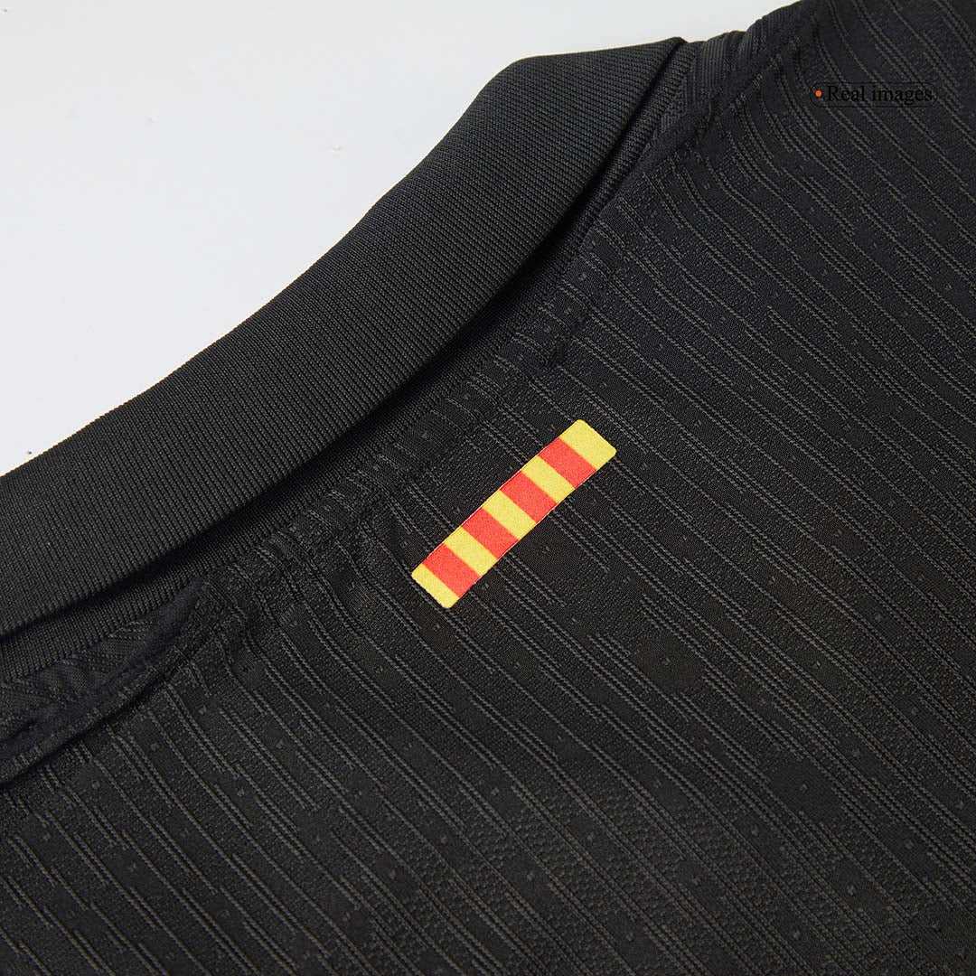 Player Version Barcelona Away Soccer Jersey 2024/25 - Spotify Logo Without Text footmaillots.fr