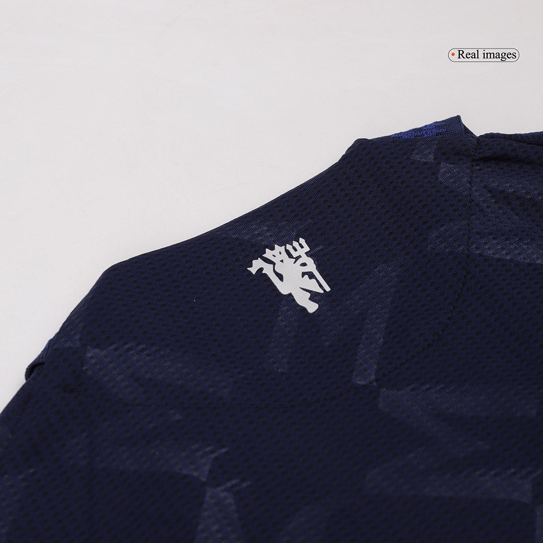 Player Version B.FERNANDES #8 Manchester United Away Soccer Jersey 2024/25 footmaillots.fr