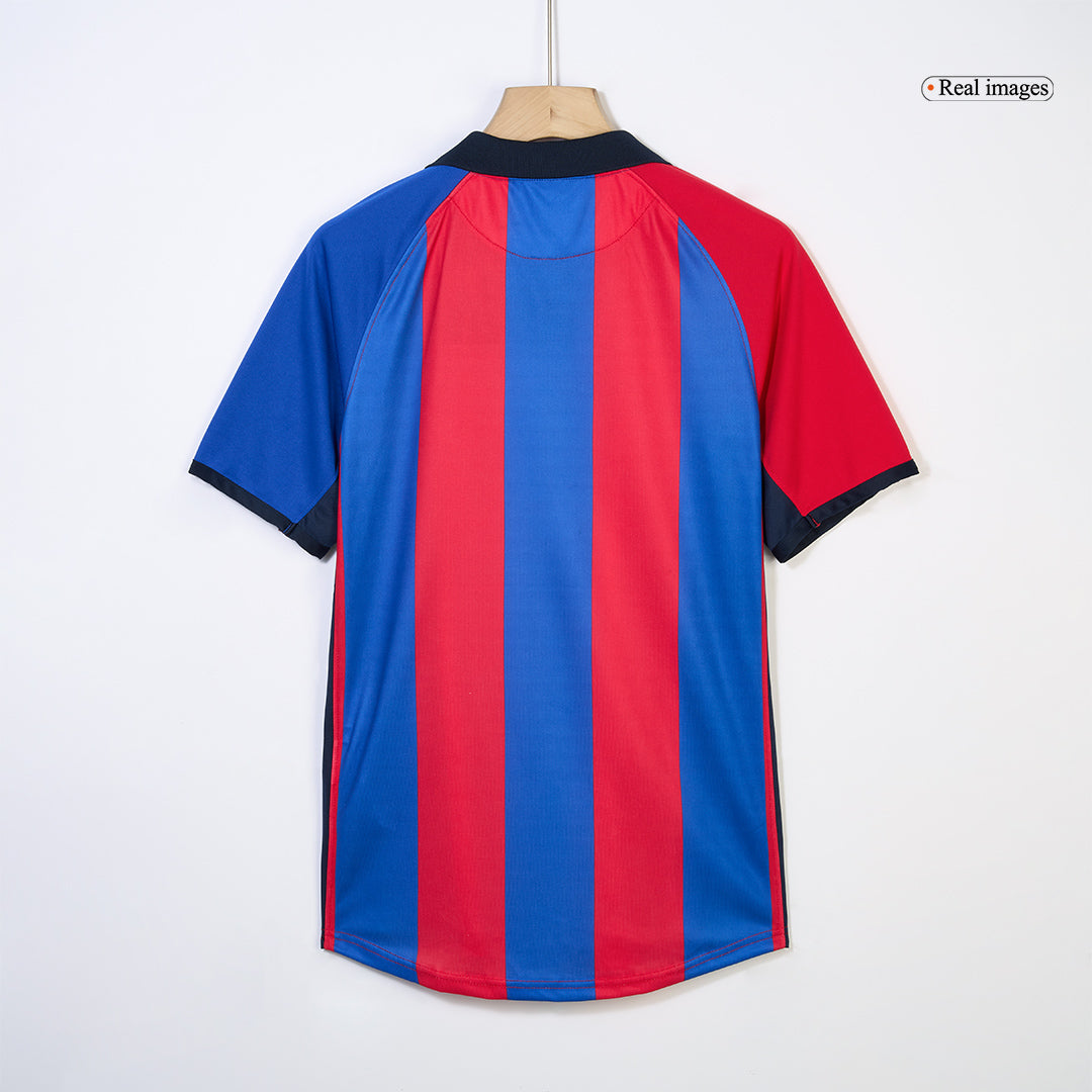 Retro 2001/02 Barcelona Home Soccer Jersey footmaillots.fr