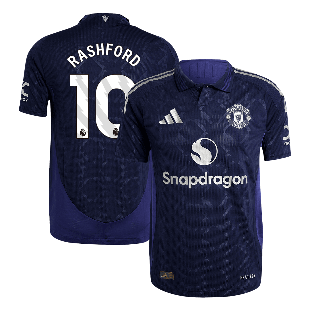 Player Version RASHFORD #10 Manchester United Away Soccer Jersey 2024/25 footmaillots.fr