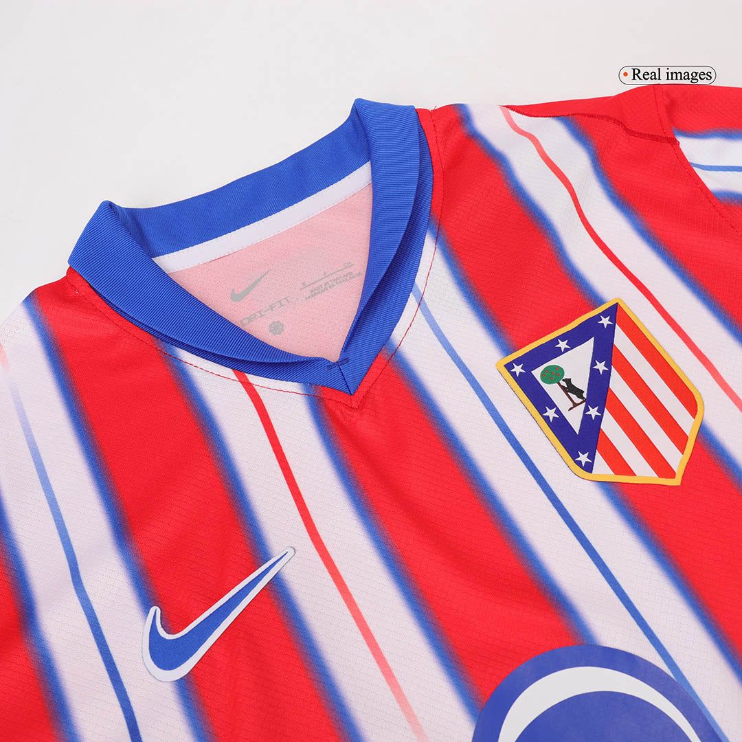 J.ALVAREZ #19 Atletico Madrid Home Soccer Jersey 2024/25 footmaillots.fr
