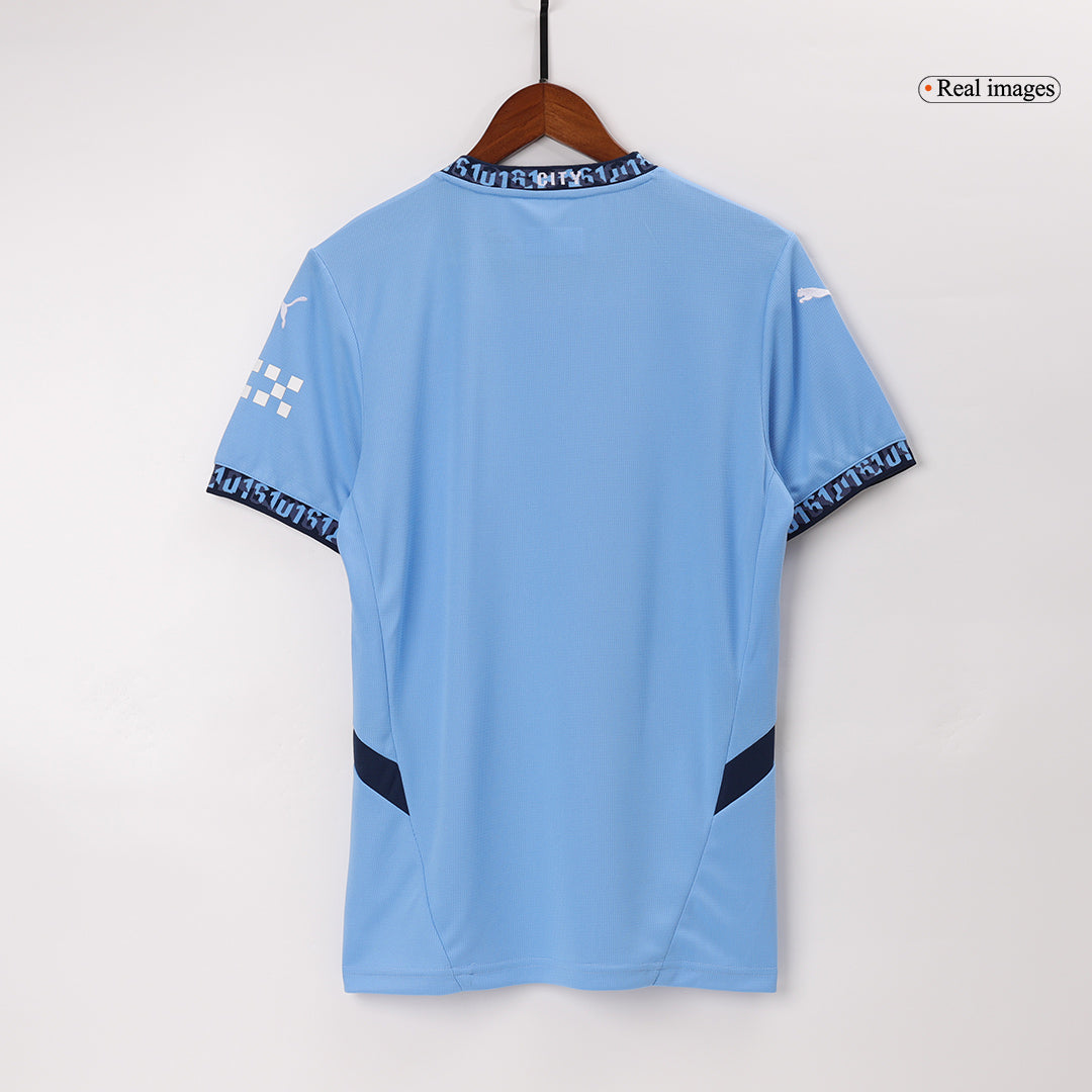 MARMOUSH #7 Manchester City Home Soccer Jersey 2024/25 - UCL footmaillots.fr
