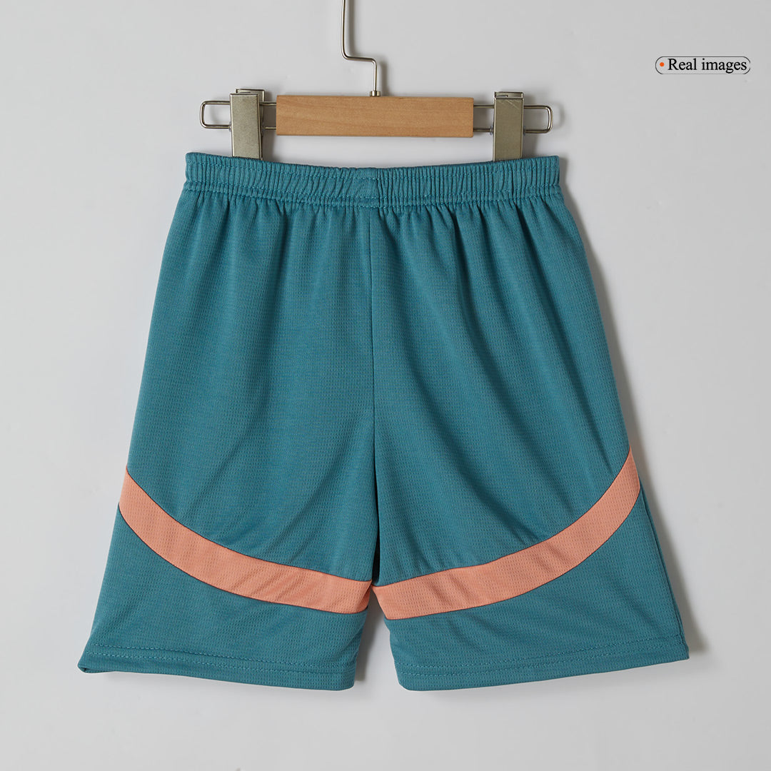 Kid's Manchester City Fourth Away Soccer Jersey Kit(Jersey+Shorts) 2024/25- Definitely City (UCL) footmaillots.fr