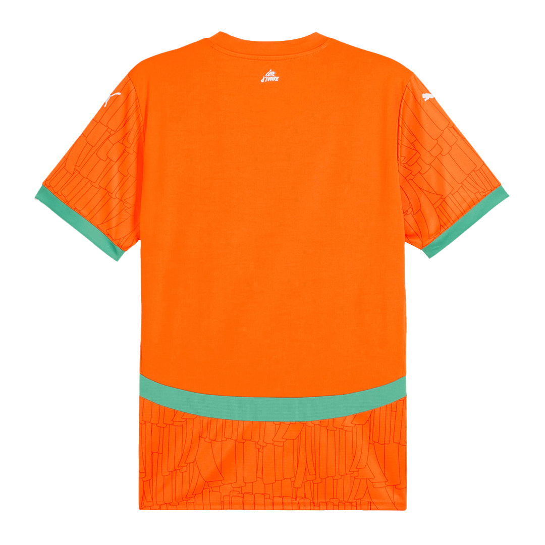 C?te d'Ivoire Home Soccer Jersey 2024/25 footmaillots.fr