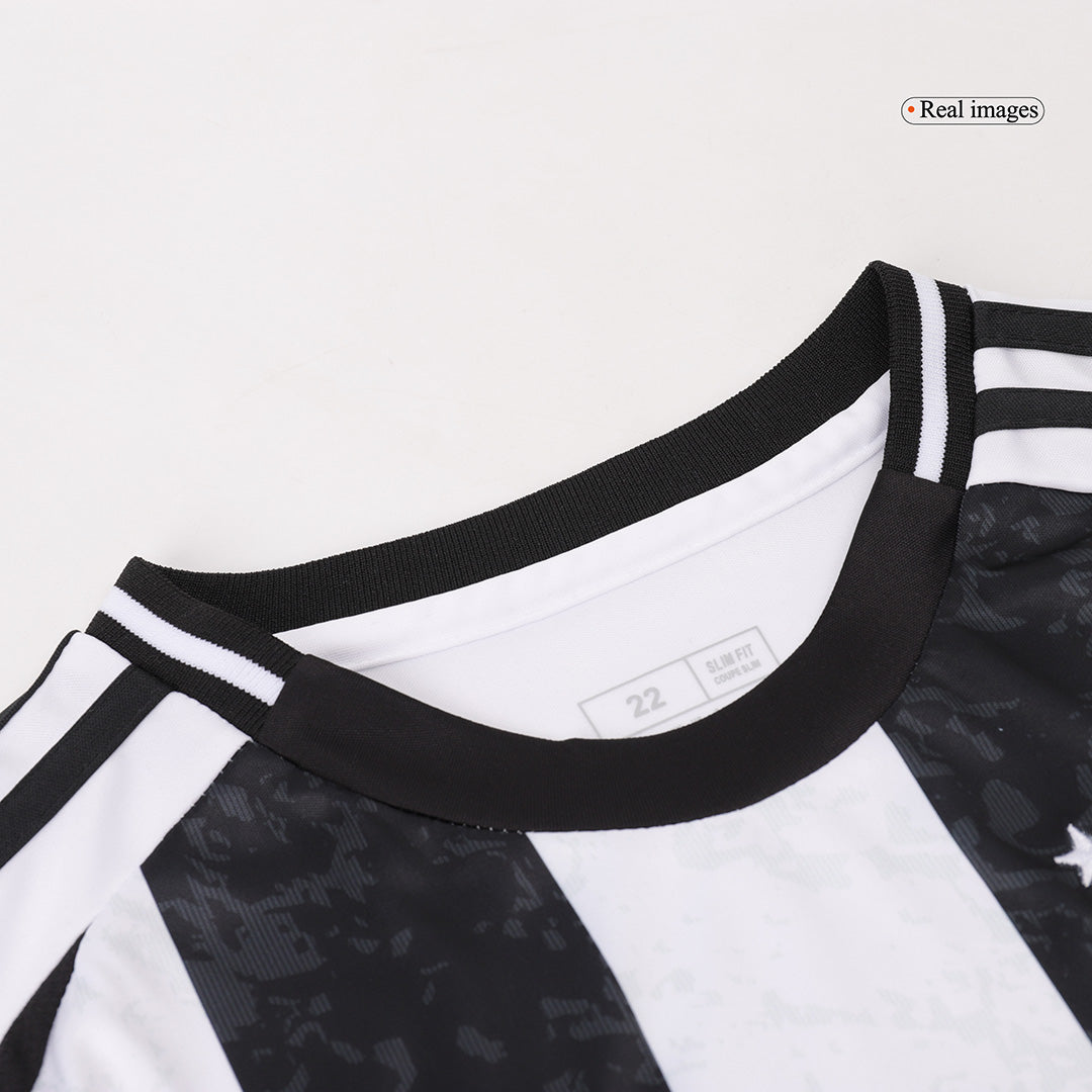 Kid's Juventus Home Soccer Jersey Kit(Jersey+Shorts+Socks) 2024/25 footmaillots.fr