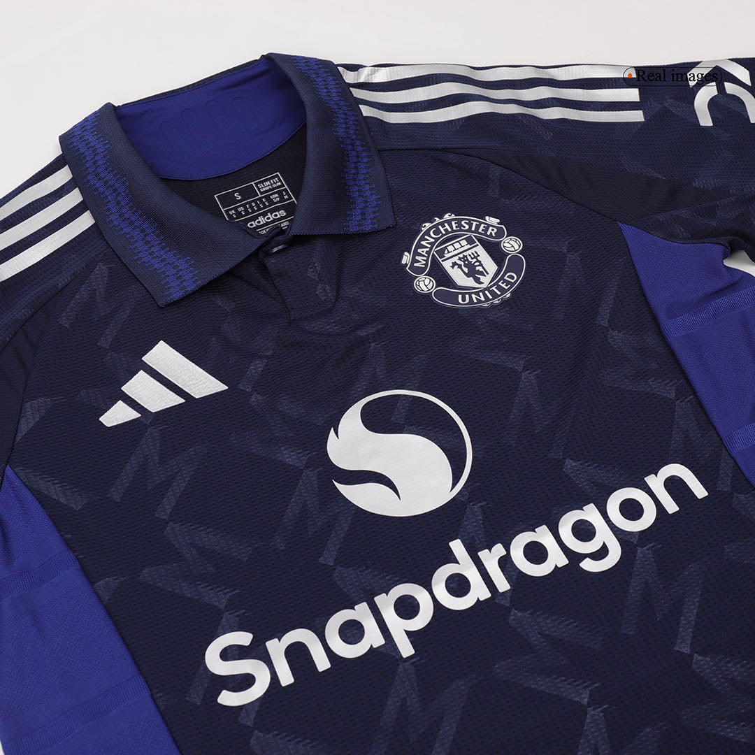 Player Version GARNACHO #17 Manchester United Away Soccer Jersey 2024/25 footmaillots.fr