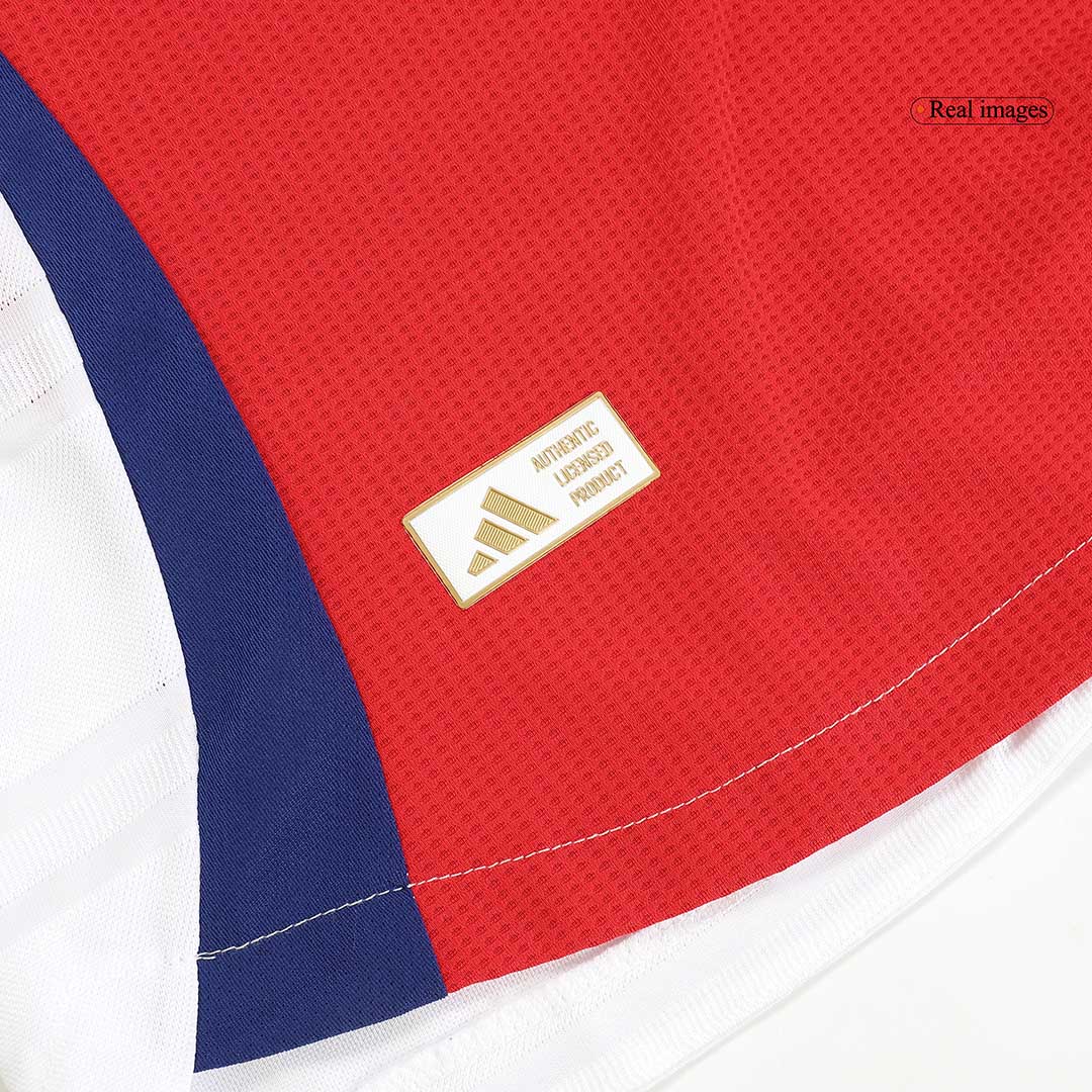 Player Version Arsenal Home Soccer Jersey Kit(Jersey+Shorts) 2024/25 footmaillots.fr