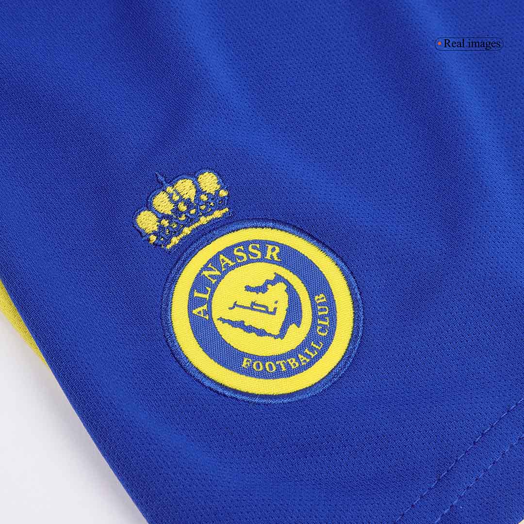 Kid's Al Nassr Home Soccer Jersey Kit(Jersey+Shorts) 2024/25 footmaillots.fr