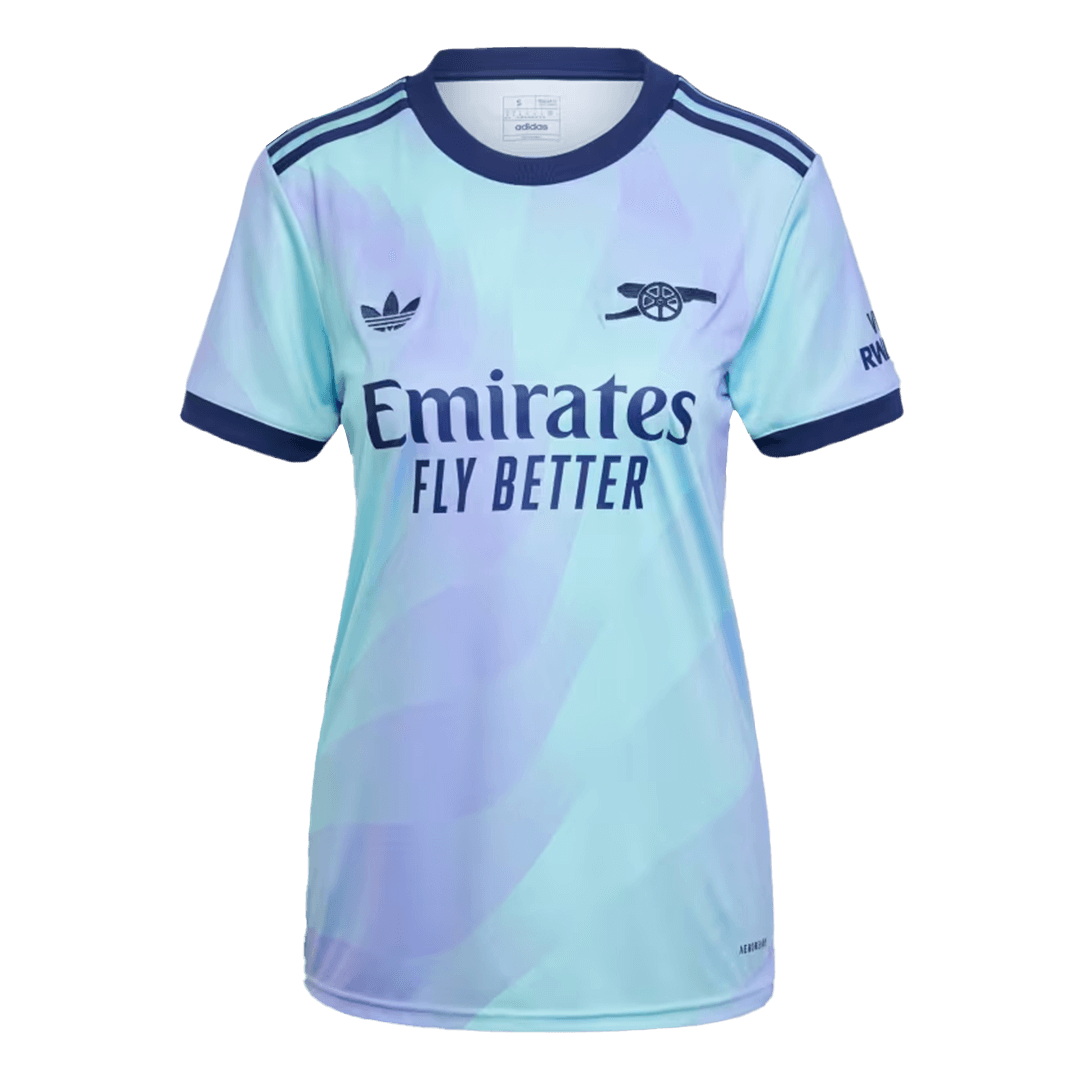 Women's Arsenal Third Away Soccer Jersey 2024/25 footmaillots.fr