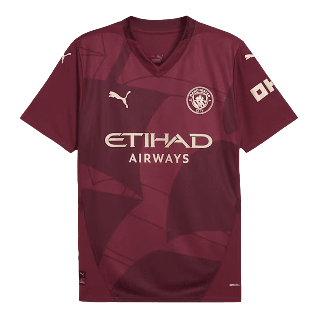 DE BRUYNE #17 Manchester City Third Away Soccer Jersey 2024/25 footmaillots.fr