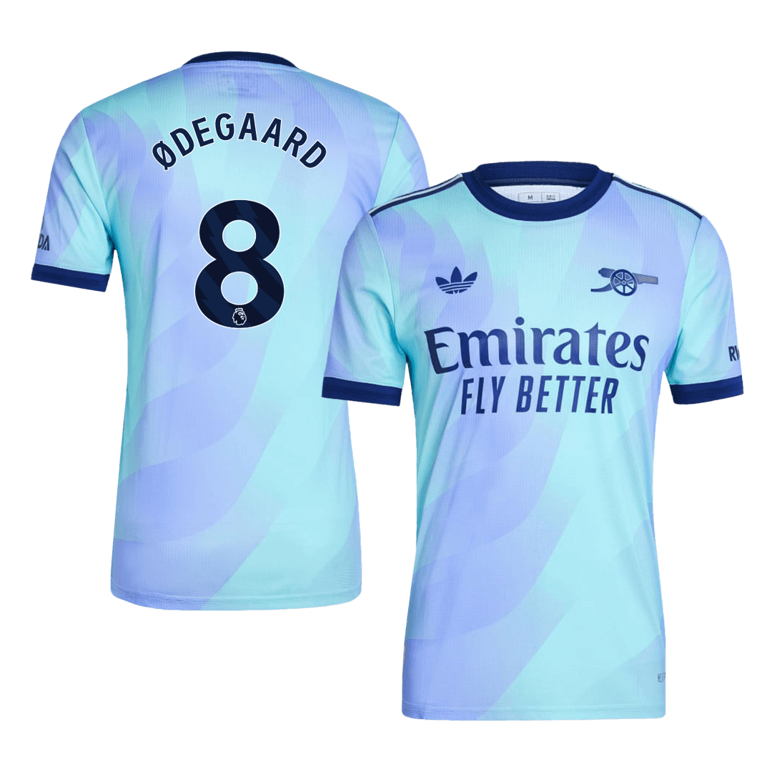 Player Version ØDEGAARD #8 Arsenal Third Away Soccer Jersey 2024/25 footmaillots.fr