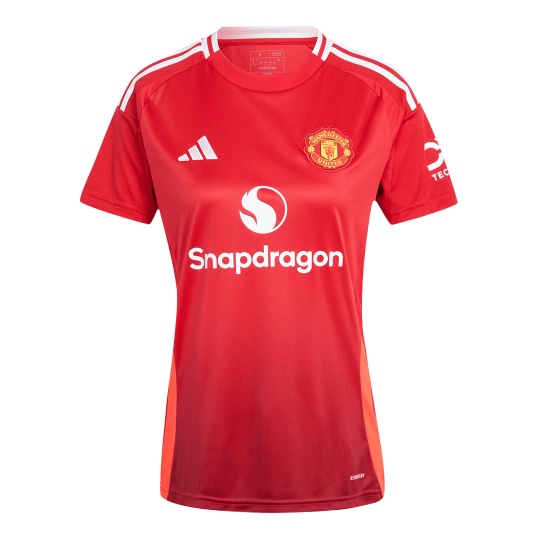 Women's Manchester United Home Soccer Jersey 2024/25 footmaillots.fr
