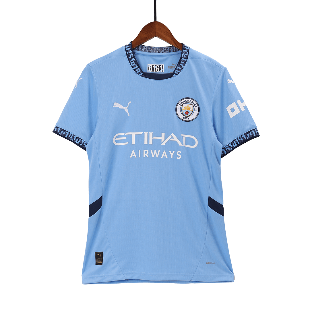 MARMOUSH #7 Manchester City Home Soccer Jersey 2024/25 - UCL footmaillots.fr