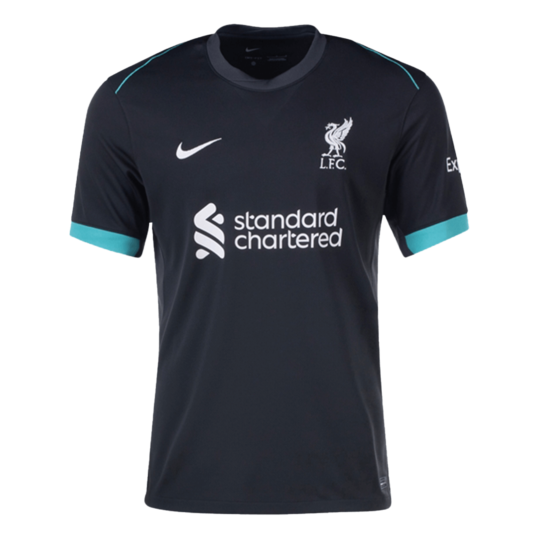 Luis Díaz #7 Liverpool Away Soccer Jersey 2024/25 footmaillots.fr