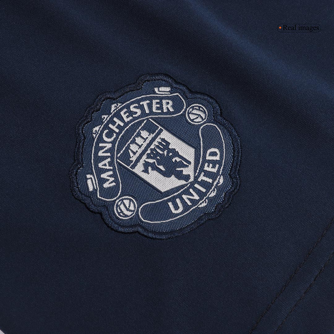 Manchester United Away Soccer Shorts 2024/25 footmaillots.fr