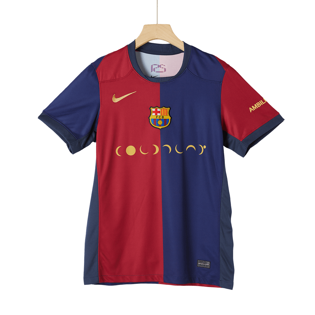 Barcelona Home Soccer Jersey 2024/25 - COLDPLAY footmaillots.fr