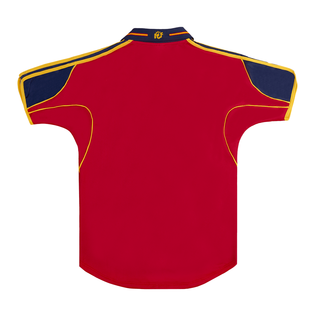 Retro 2000 Spain Home Soccer Jersey footmaillots.fr