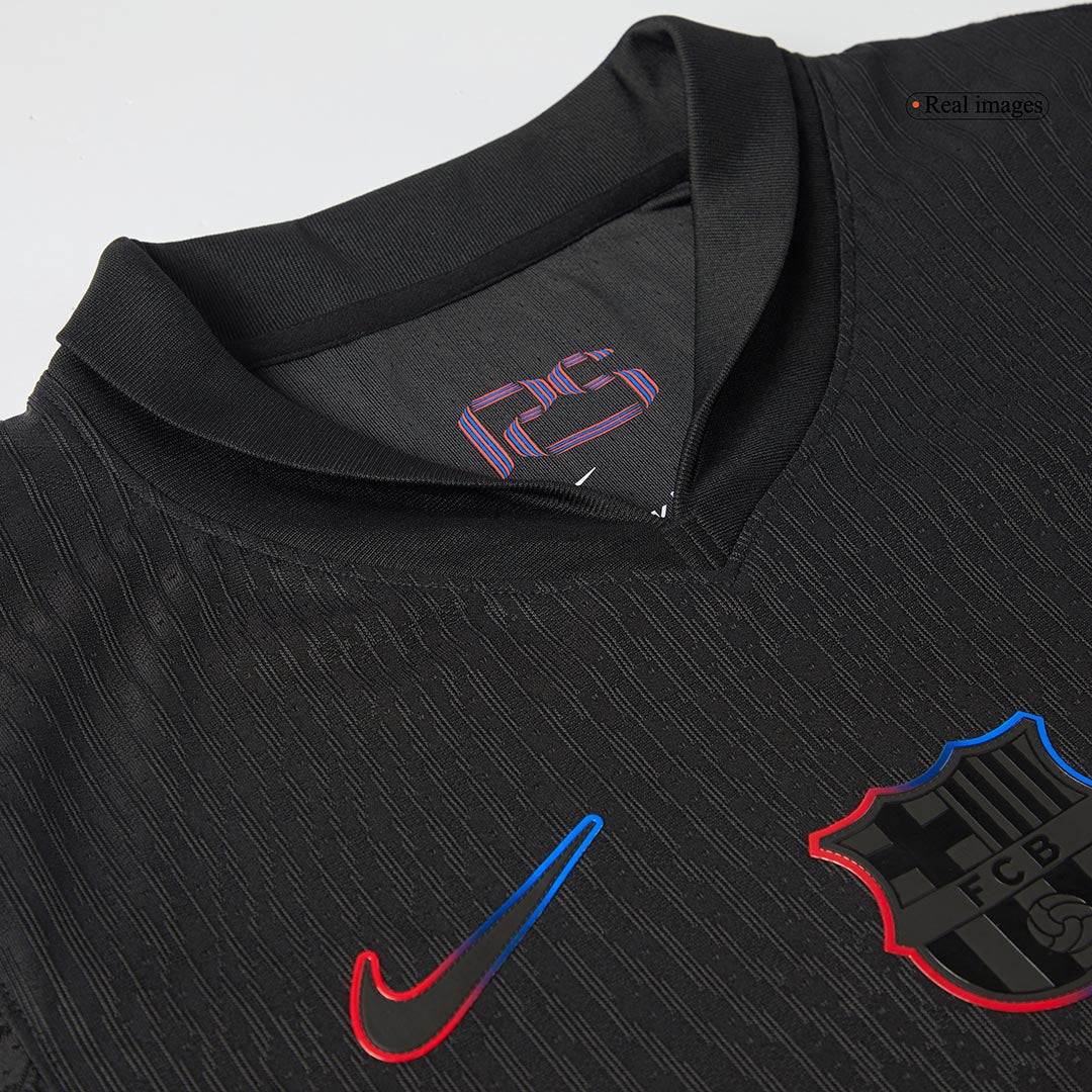Player Version Barcelona Away Soccer Jersey 2024/25 - Spotify Logo Without Text footmaillots.fr