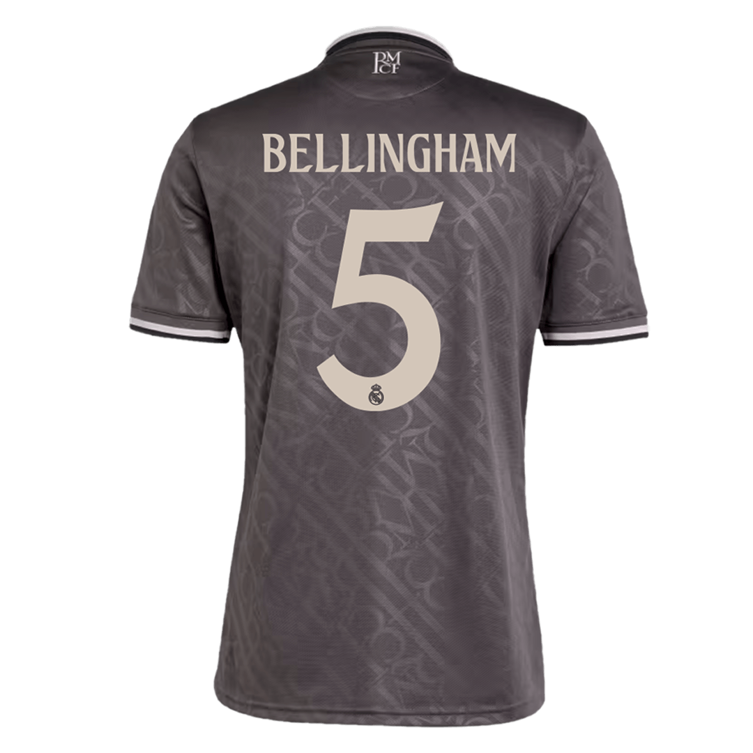 BELLINGHAM #5 Real Madrid Third Away Soccer Jersey 2024/25 footmaillots.fr