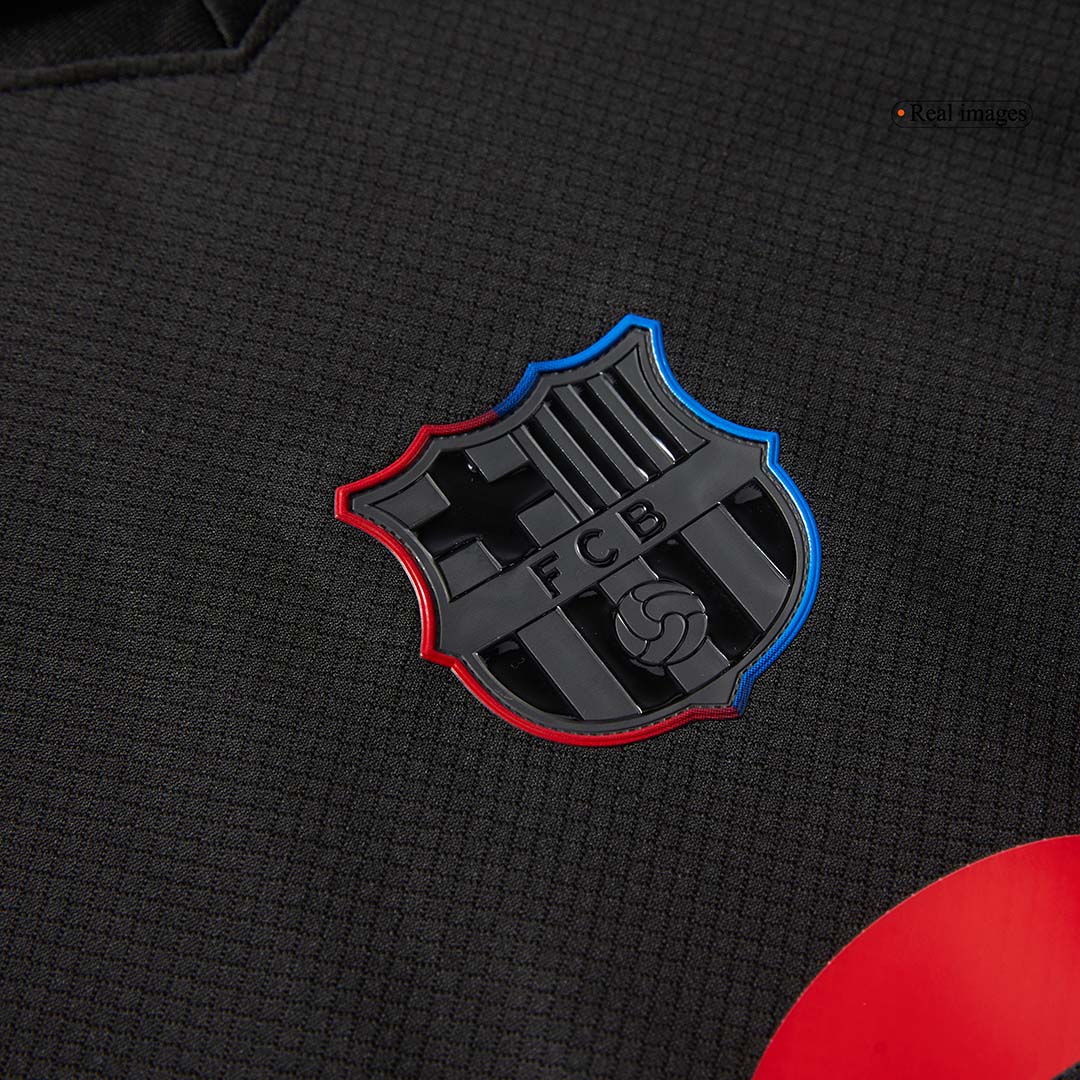 Kid's Barcelona Away Soccer Jersey Kit(Jersey+Shorts) 2024/25 - Spotify Logo Without Text footmaillots.fr
