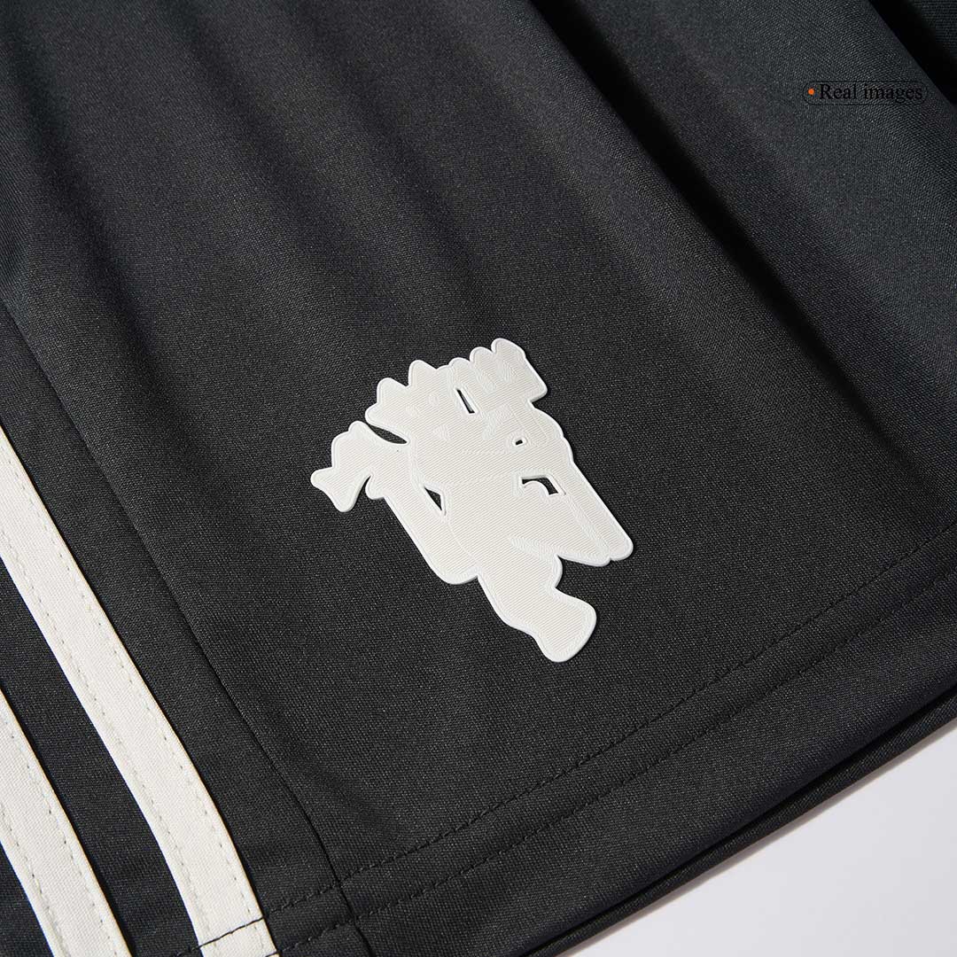 Kid's Manchester United Third Away Soccer Jersey Kit(Jersey+Shorts+Socks) 2024/25 footmaillots.fr