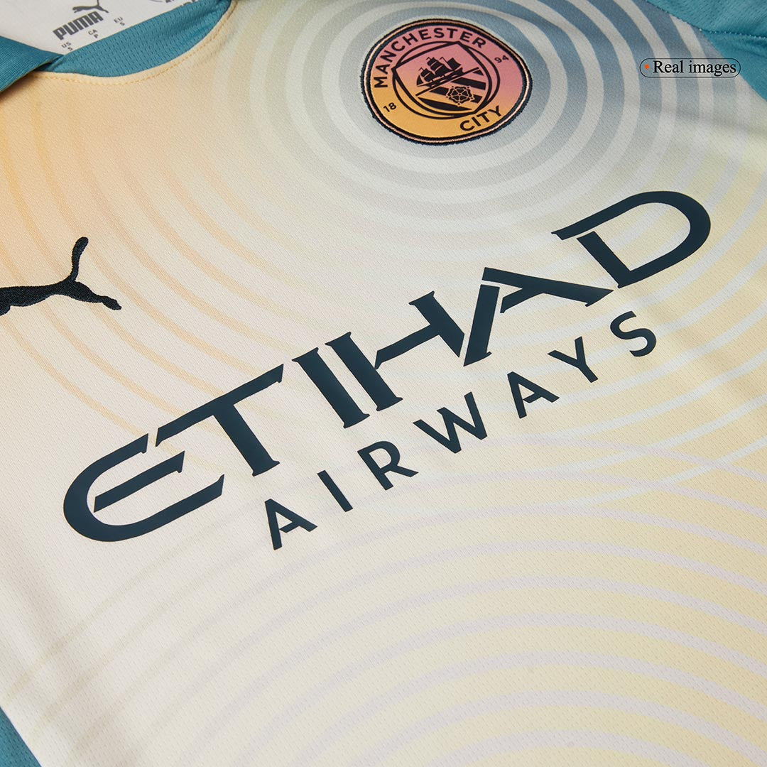 DE BRUYNE #17 Manchester City Fourth Away Soccer Jersey 2024/25 - Definitely City footmaillots.fr
