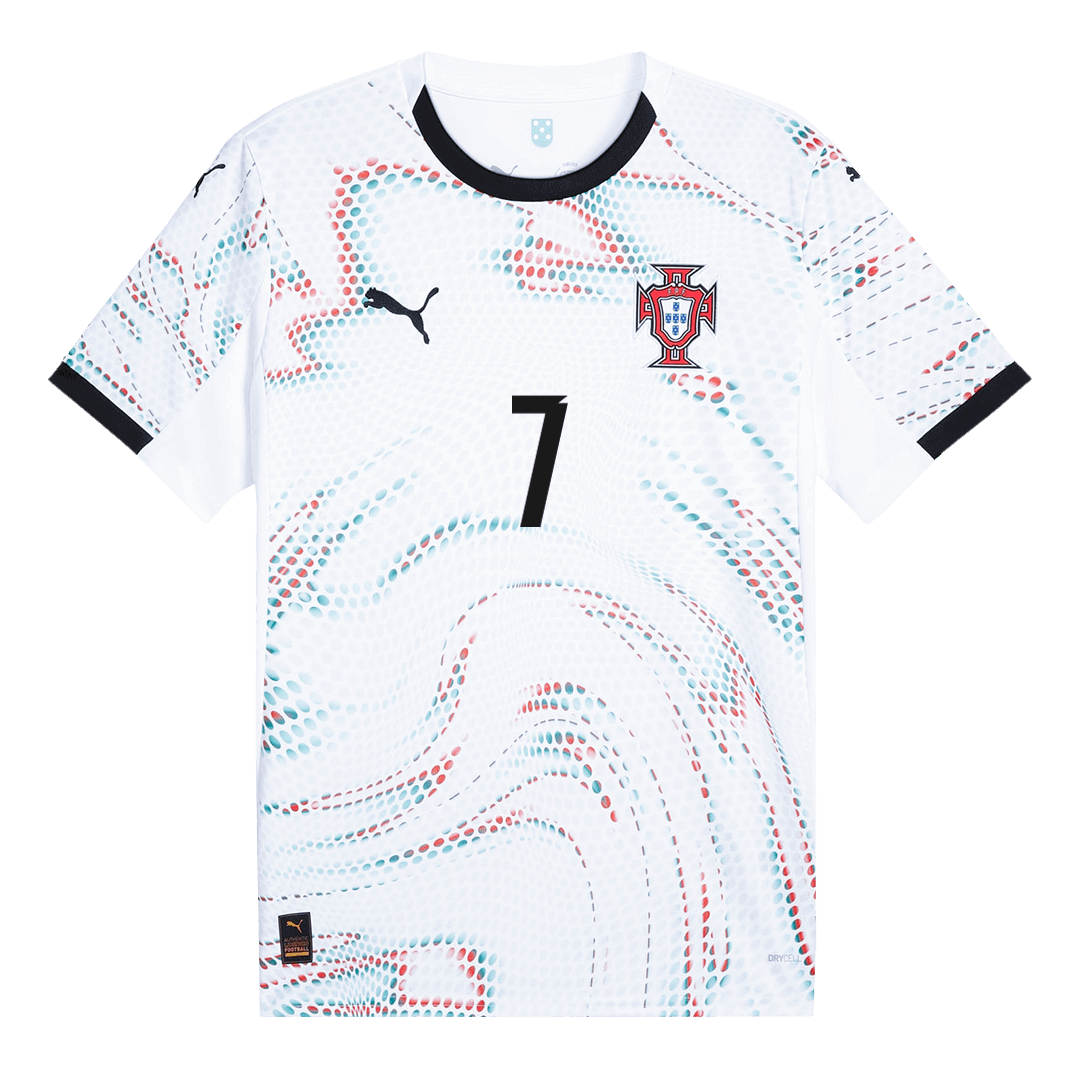 RONALDO #7 Portugal Away Soccer Jersey 2025 footmaillots.fr