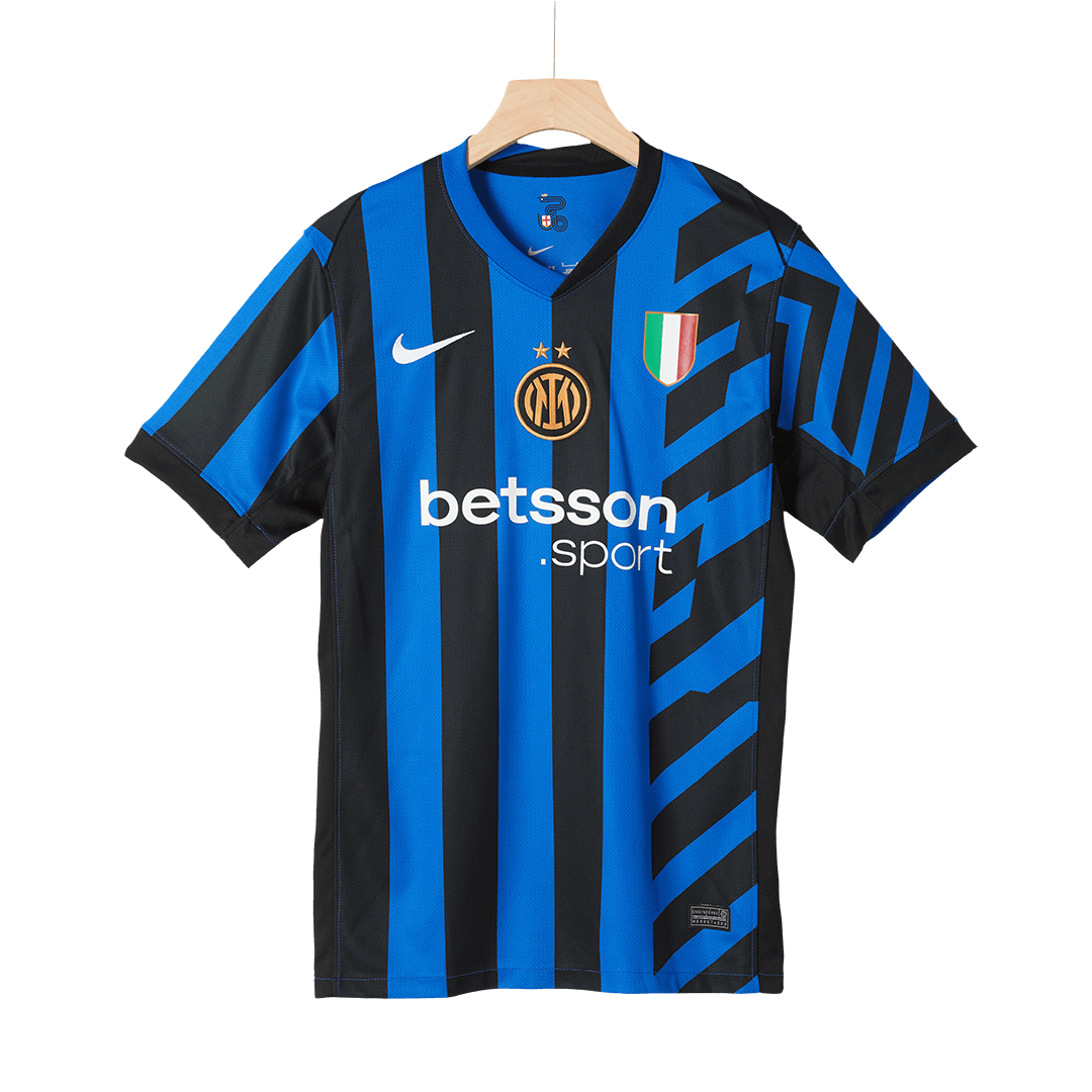 Inter Milan Home Soccer Jersey 2024/25 footmaillots.fr