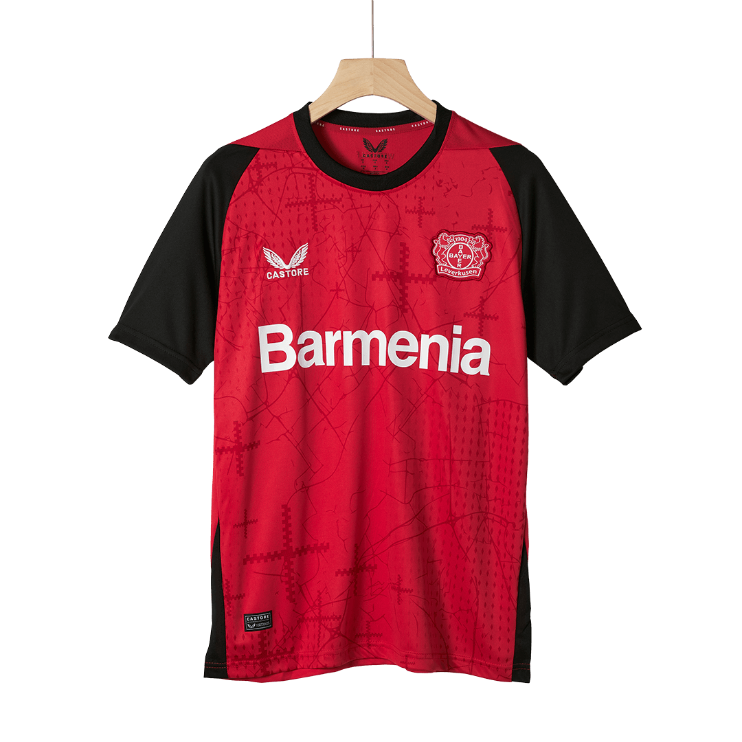 Bayer 04 Leverkusen Home Soccer Jersey 2024/25 footmaillots.fr