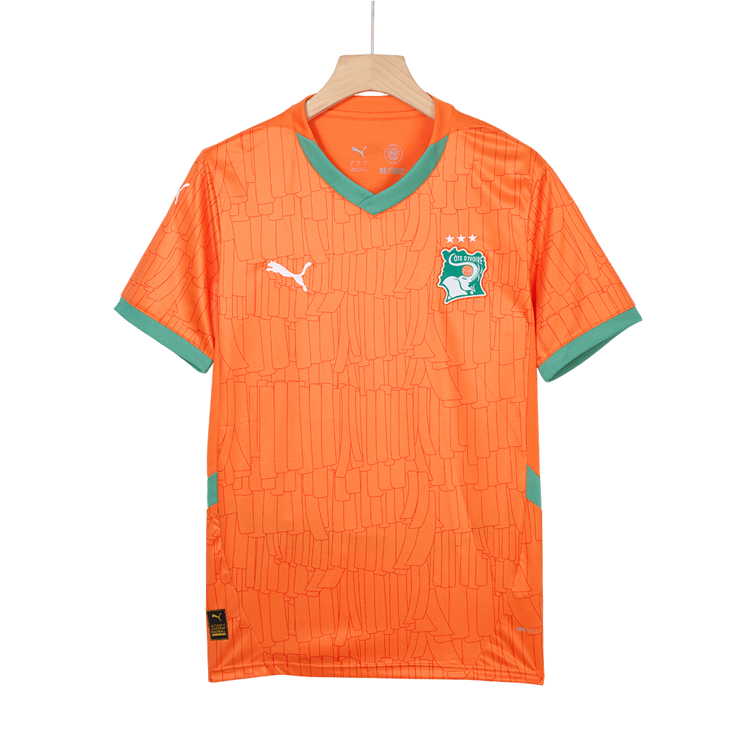 C?te d'Ivoire Home Soccer Jersey 2024/25 footmaillots.fr