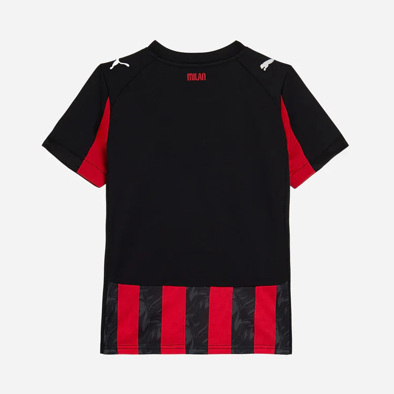 Maillot de football domicile AC Milan pour enfant (maillot et short) 2025/26