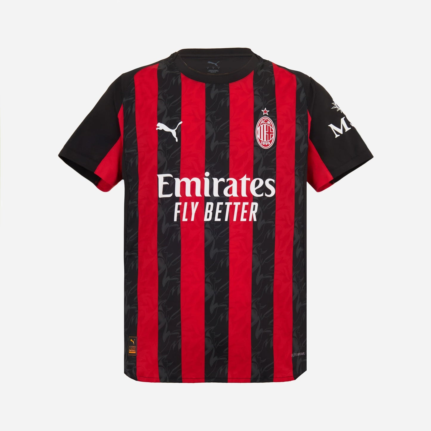 Maillot domicile de l'AC Milan version 2025/26