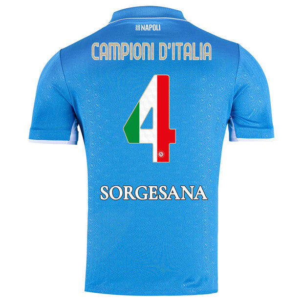 Version joueur SSC Napoli 2024/25 Maillot de match domicile du Campione d'Italia