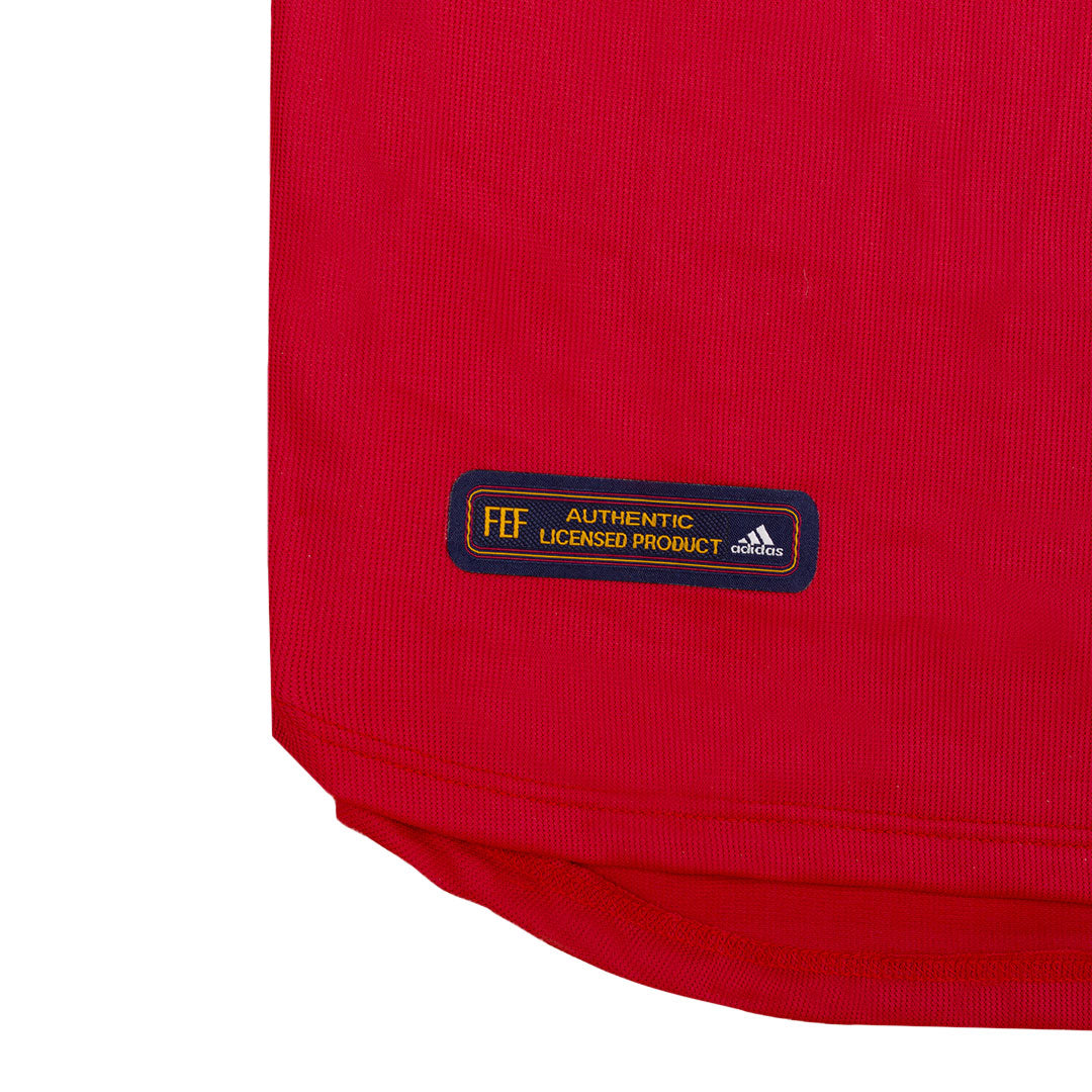 Retro 2000 Spain Home Soccer Jersey footmaillots.fr