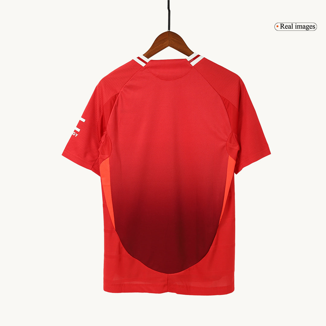 Player Version Manchester United Home Soccer Jersey Kit(Jersey+Shorts) 2024/25 footmaillots.fr
