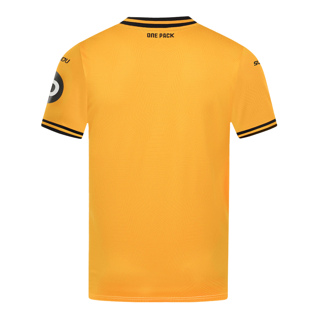 Wolverhampton Wanderers Home Soccer Jersey 2024/25 footmaillots.fr