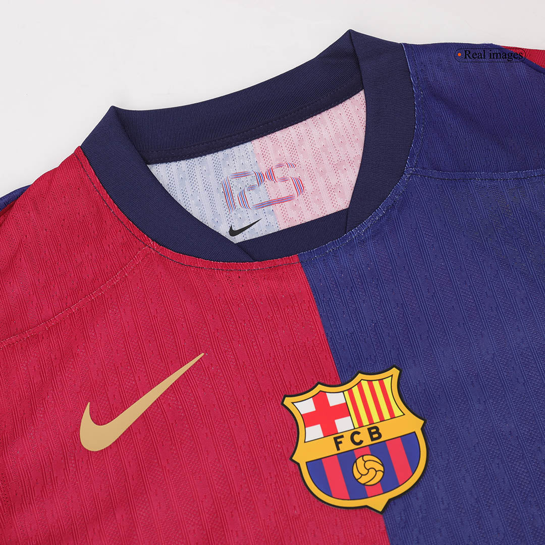 Player Version RAPHINHA #11 Barcelona Home Soccer Jersey 2024/25 footmaillots.fr