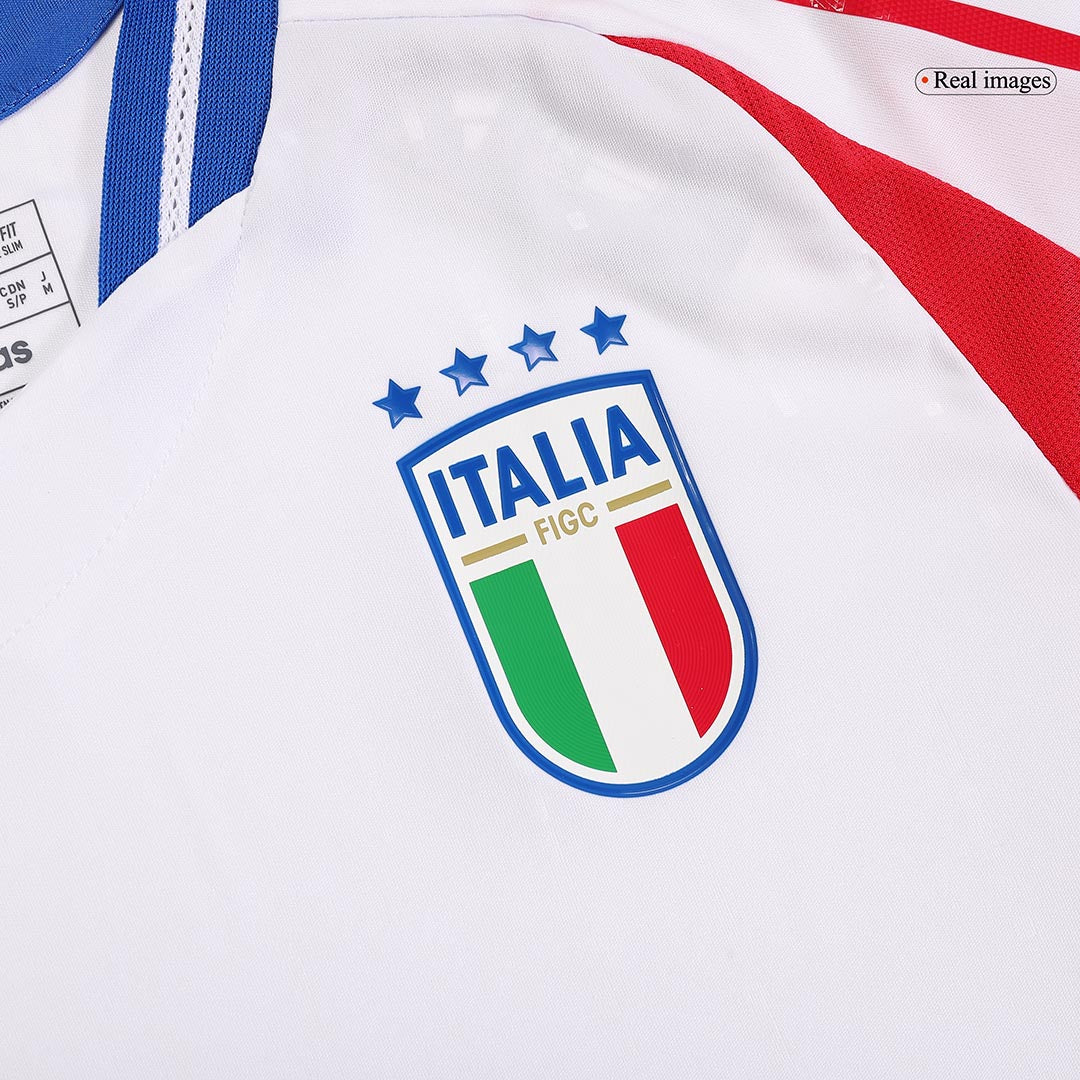 Player Version CHIESA #14 Italy Away Soccer Jersey Euro 2024 footmaillots.fr