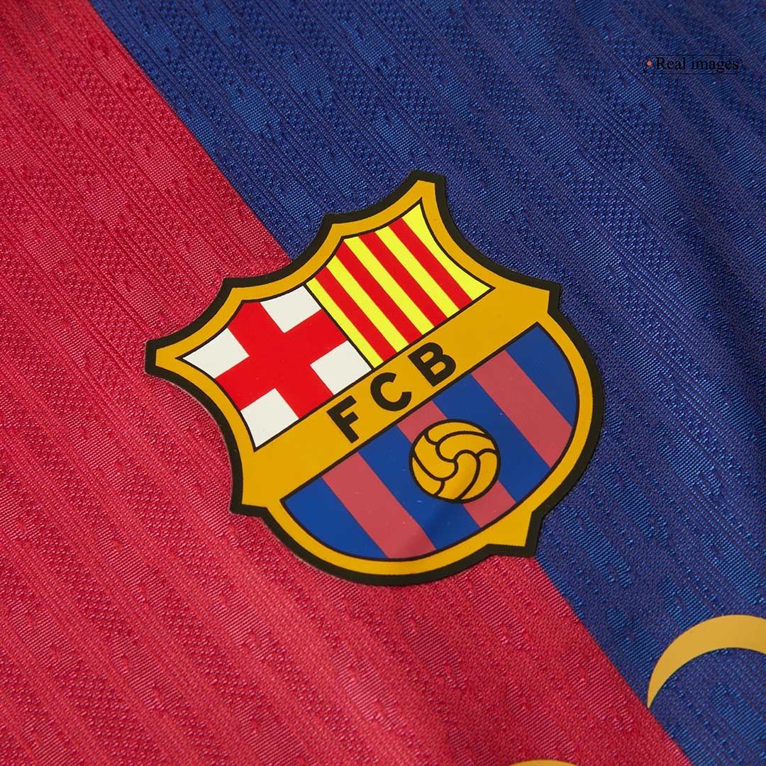 Player Version Barcelona Home Soccer Jersey 2024/25 - COLDPLAY footmaillots.fr