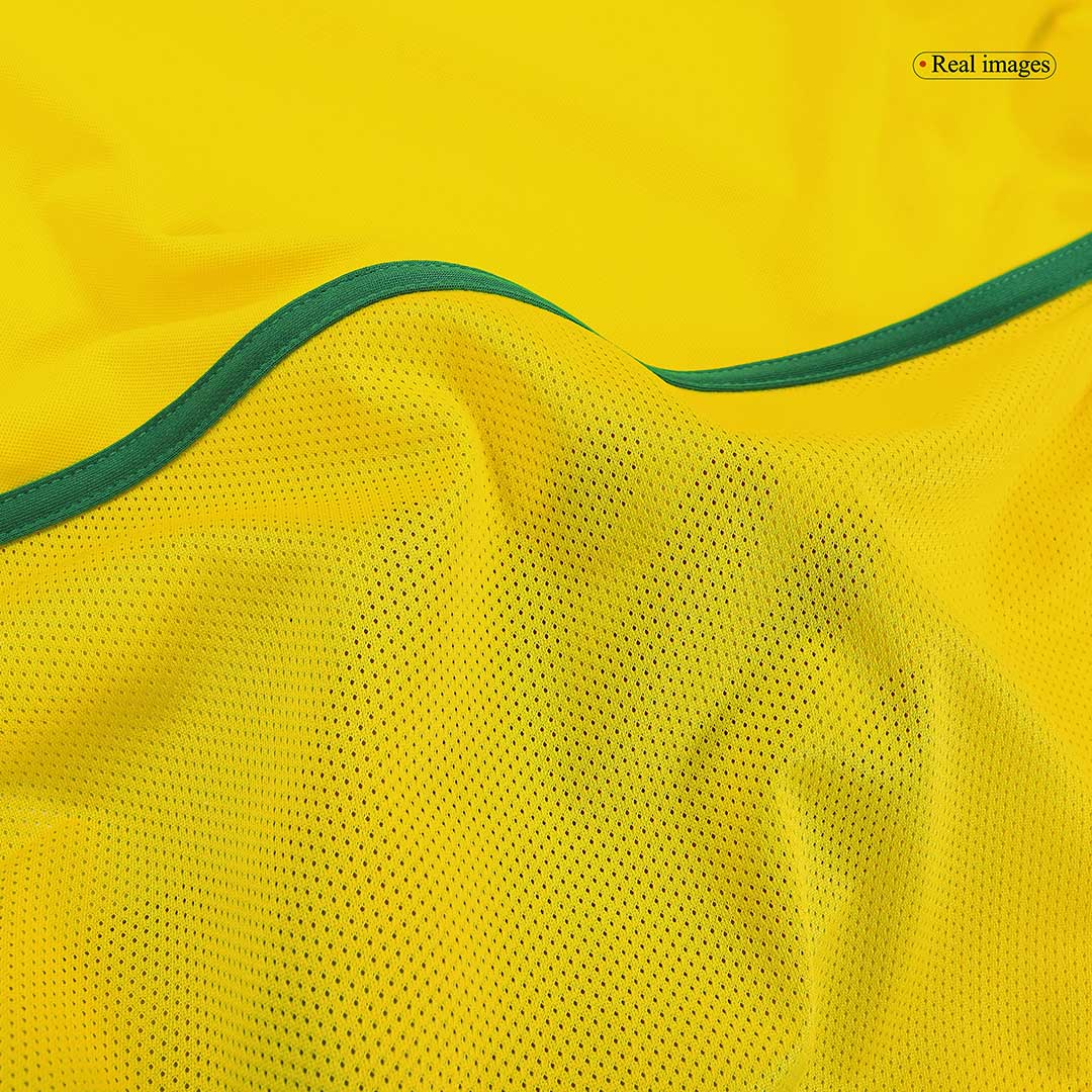 Retro CAFU #2 2002/03 Brazil Home Soccer Jersey footmaillots.fr