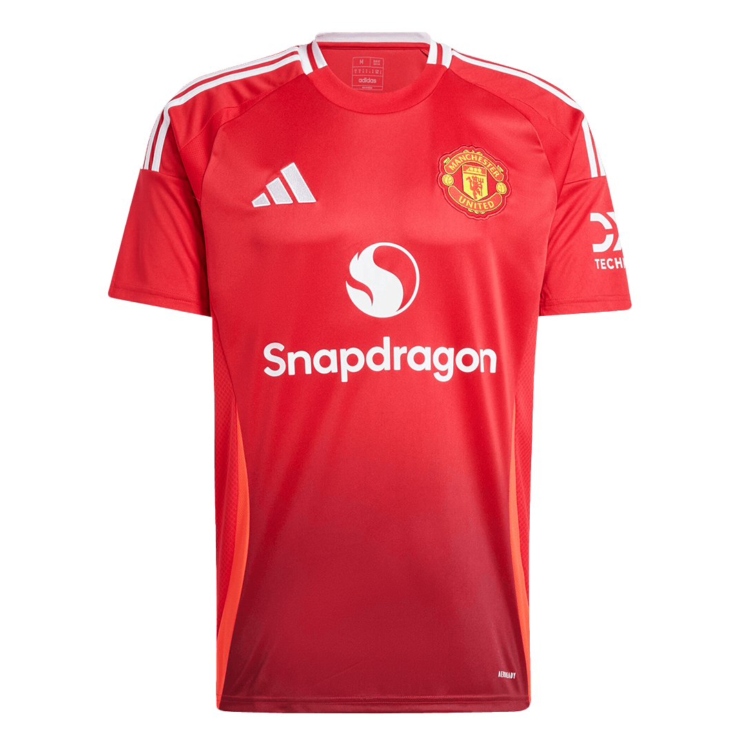 Manchester United Home Soccer Jersey 2024/25 footmaillots.fr
