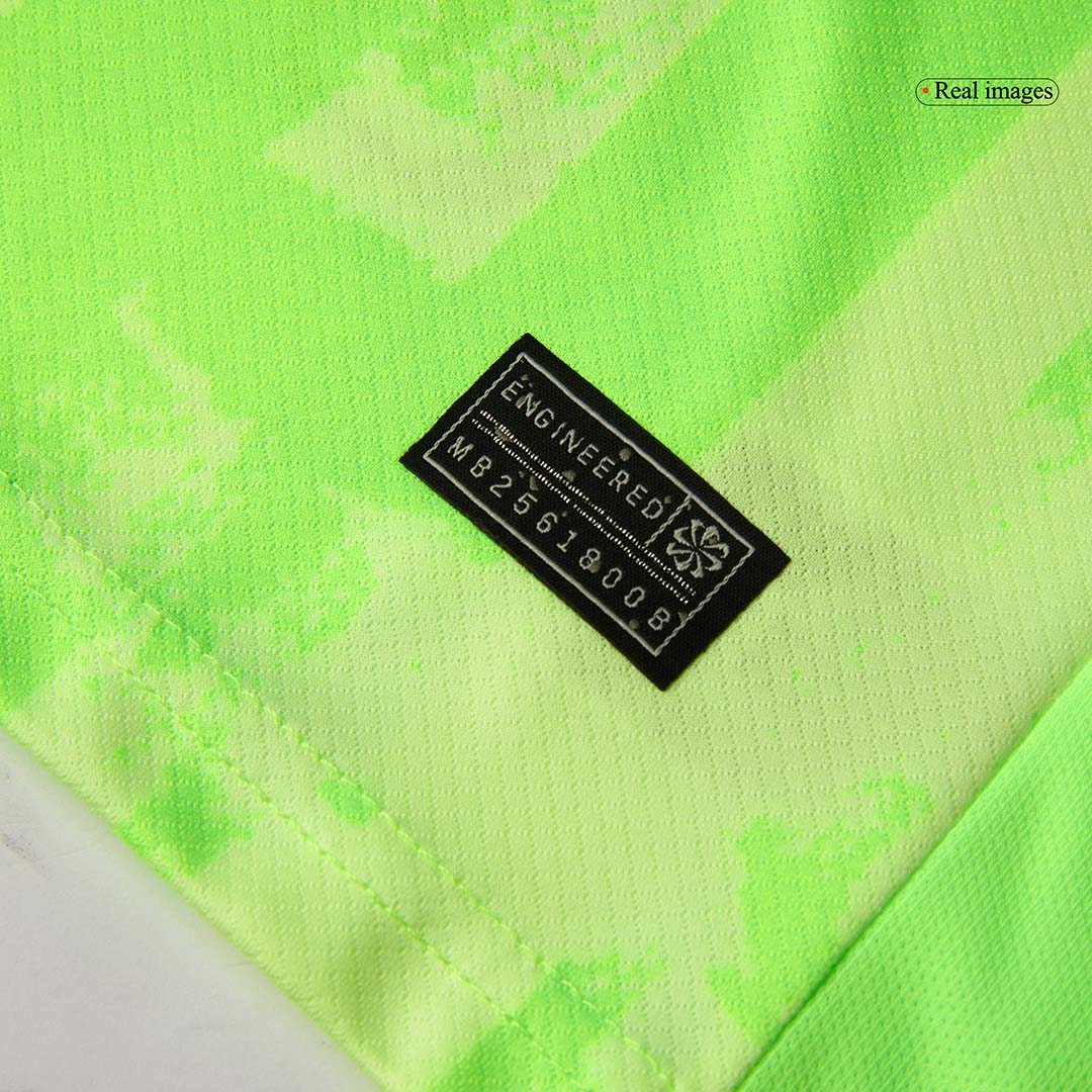 Kid's Barcelona Third Away Soccer Jersey Kit(Jersey+Shorts+Socks) 2024/25- UCL (Spotify Logo Without Text) footmaillots.fr