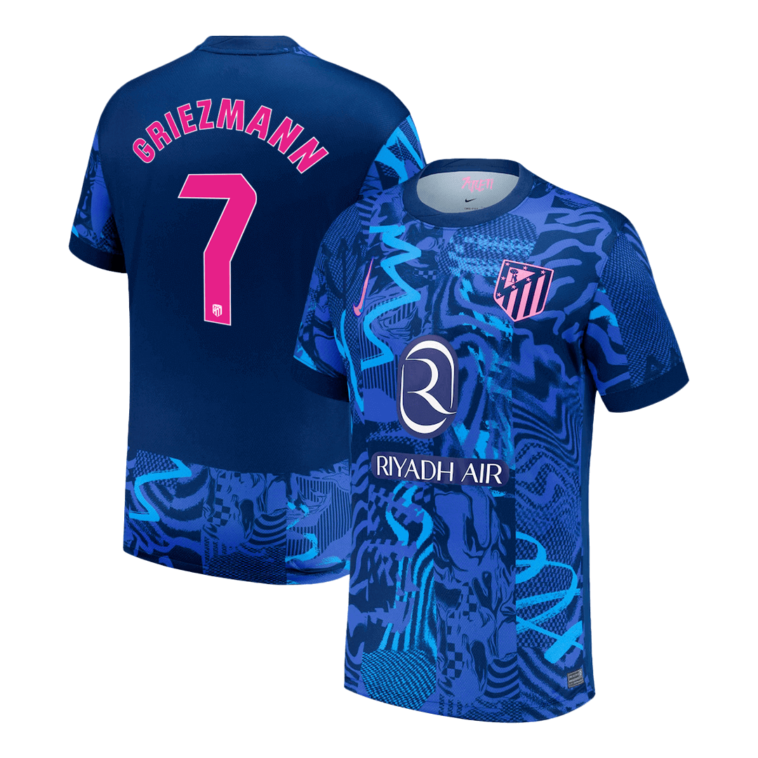 GRIEZMANN #7 Atletico Madrid Third Away Soccer Jersey 2024/25 footmaillots.fr