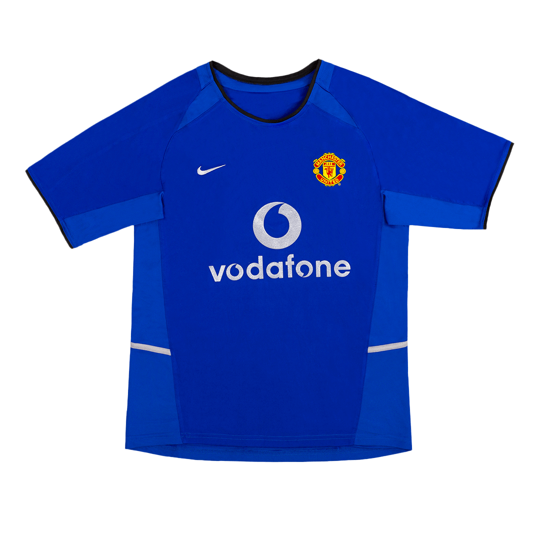 Retro 2002/03 Manchester United Third Away Soccer Jersey footmaillots.fr